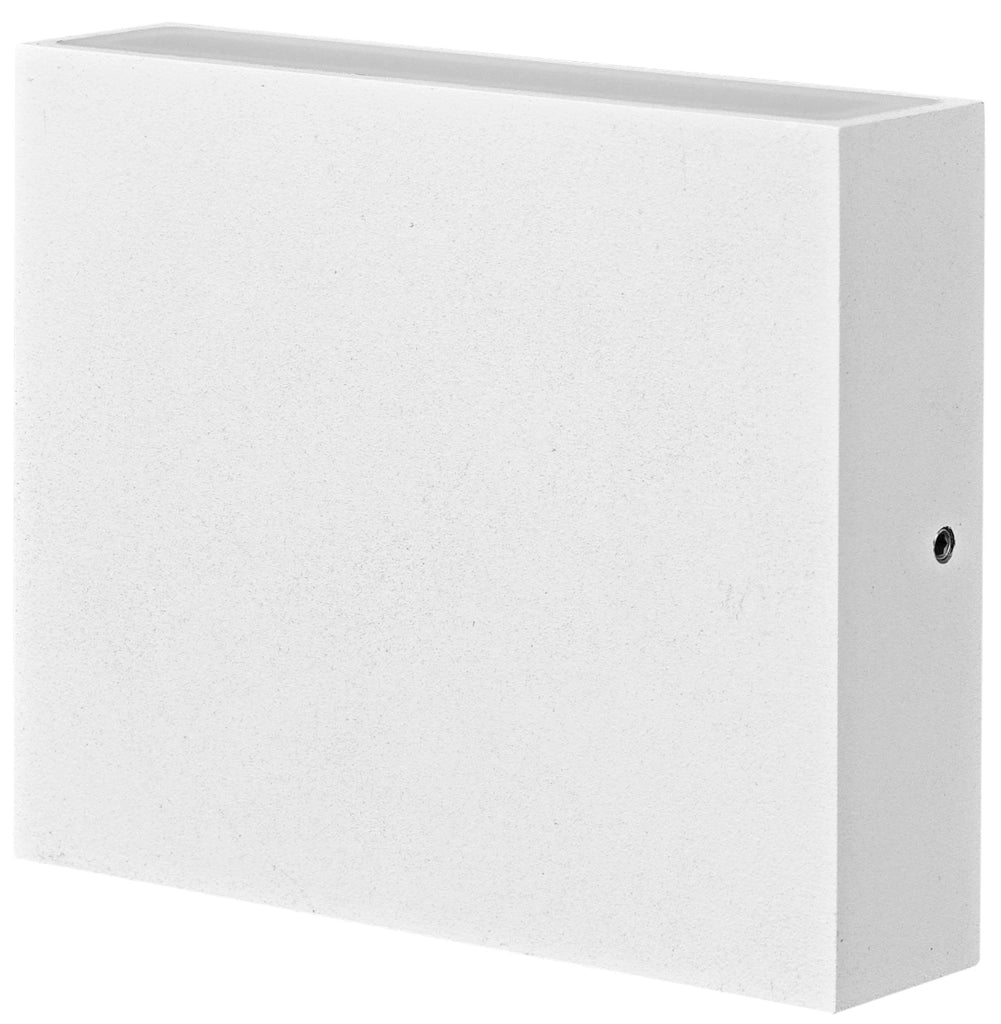 Applique esterno LED doppia quadrata bianca Polux 315663