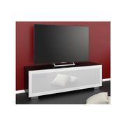 Porta tv munari mg 126 ne bi magic nero e bianco lucido