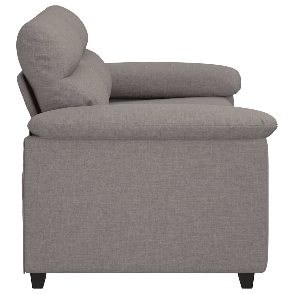 Divano a 2 Posti-Sofa 2 Posti Tortora 120 cm in Tessuto 411000