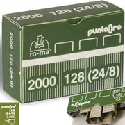 Trade Shop - Conf. 2000 Punti Per Graffatrice 128 24/8 Spillatrice Romeo Maestri Finitura Oro -