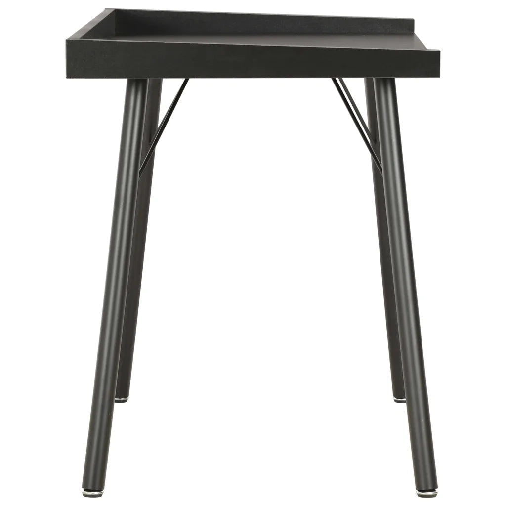 Scrivania Nera 90x50x79 cm cod mxl 77040