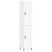 Credenza | Madia | Buffet da pranzo | Armadio da pranzo Bianca 34,5x34x180 cm in Legno Multistrato