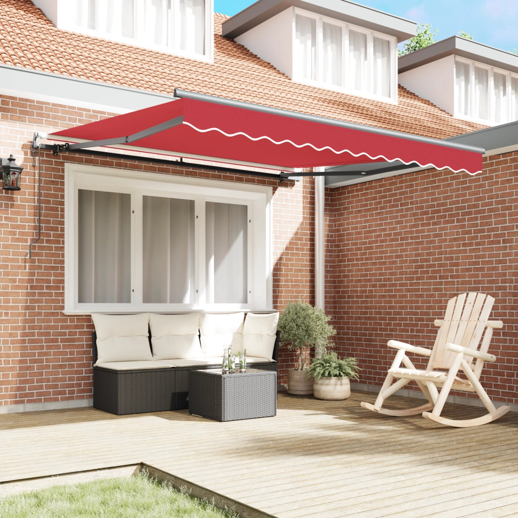 Tenda Retrattile Automatica  Rossa 350x250 cm