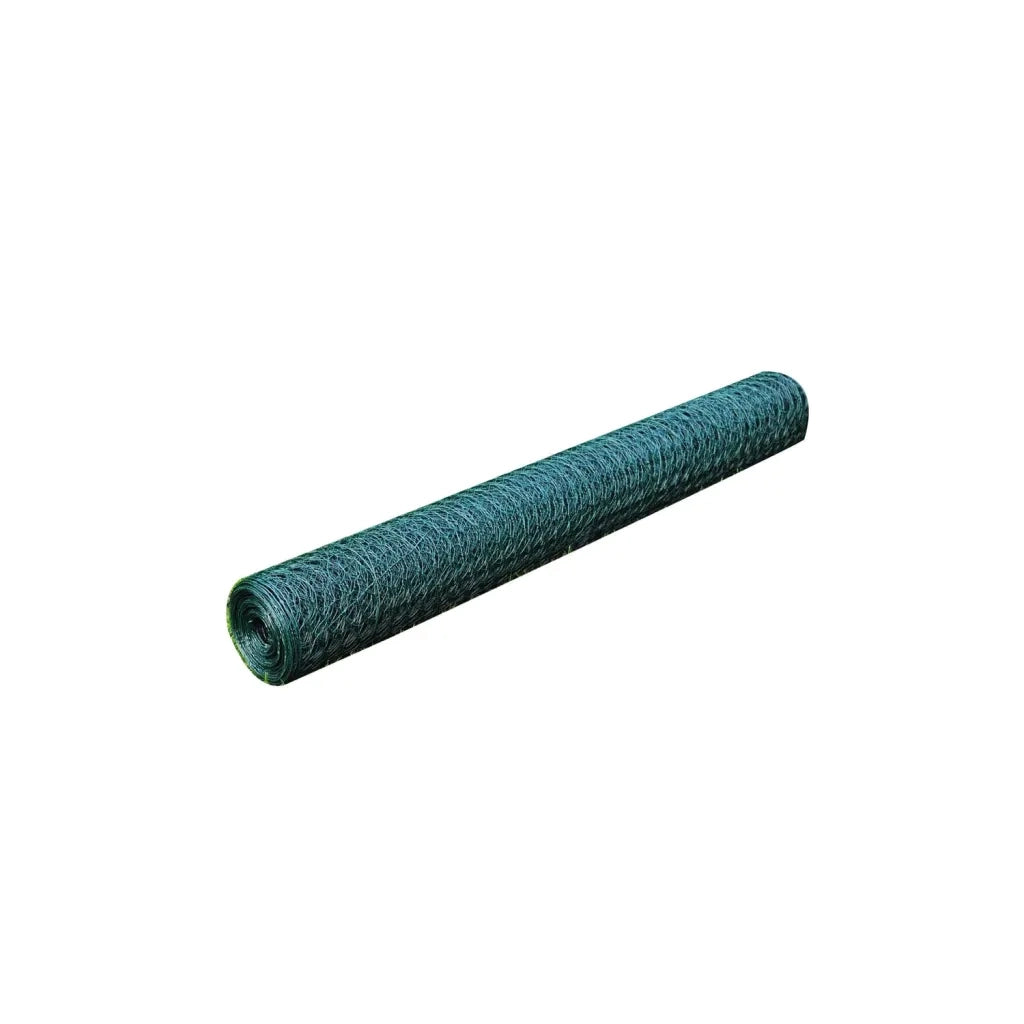 Recinzione in Rete per Pollaio Rivestita in PVC 25x0,75 m Verdecod mxl 103536