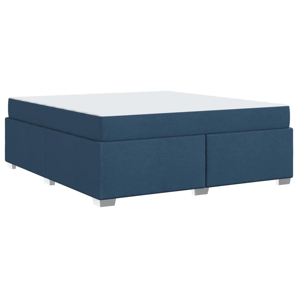 Struttura del letto con materasso Blu 180 x 200 cm Tessuto 3399207