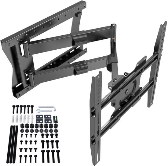 Sostegno per schermo flessibile da 80 cm, braccio per schermo, giri, inclinazioni, schermo fino a 60 kg, VESA max. 400x400 mm