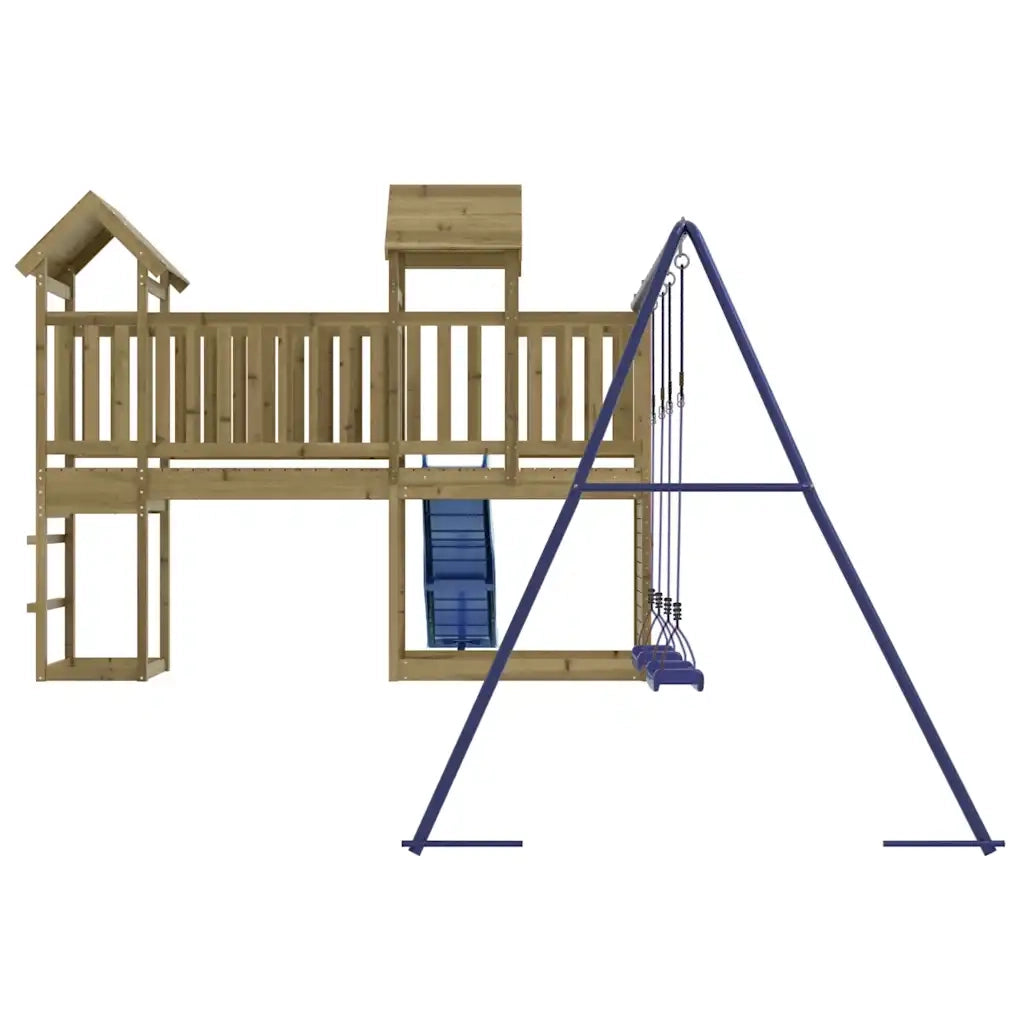 Set da Gioco da Esterno in Legno di Pino Impregnato 3155911