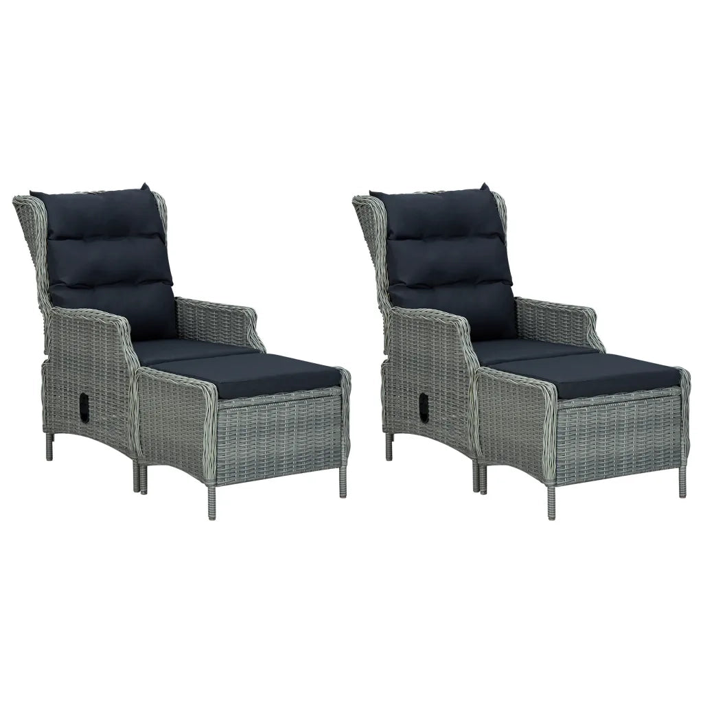 Set Mobili da Pranzo per Giardino 7 pz Grigio 3067845