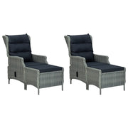 Set Mobili da Pranzo per Giardino 7 pz Grigio 3067845
