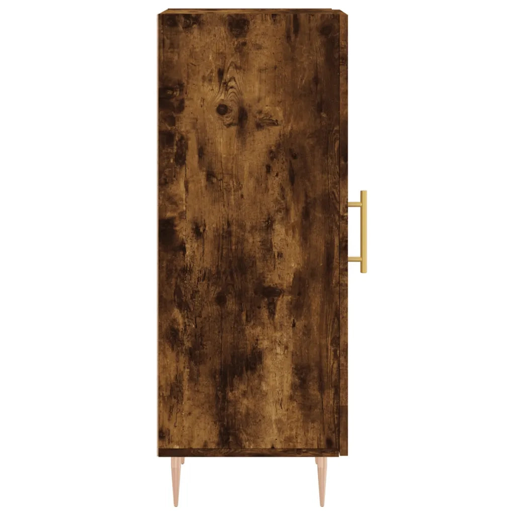 Credenza | Madia | Buffet da pranzo | Armadio da pranzo Rovere Fumo 34,5x34x90 cm in Legno Multistrato