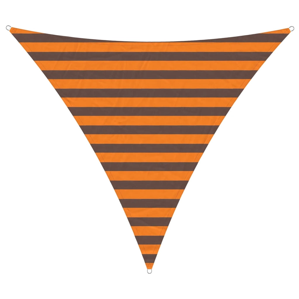 Vela da ombra solare Arancione e Marrone 2 x 2 x 2 m
