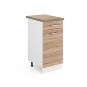 Vicco Mobiletto base per cucina Sonoma 40 cm , PL Rovere