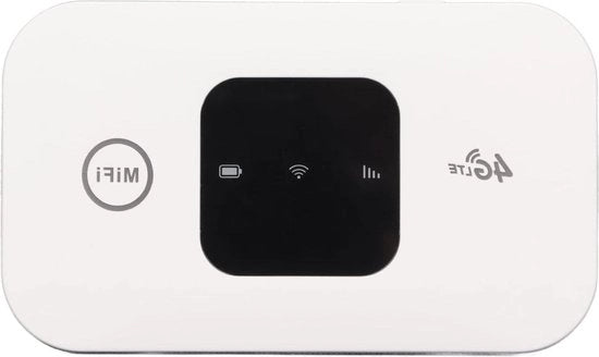 Router Portatile Wi-Fi Senza Fili - Collega fino a 10 Dispositivi - Batteria 2100 mAh - Per Viaggi di Lavoro e di Ufficio - Sim non Incluso