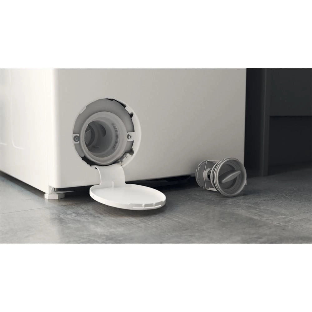 Hotpoint WMTF624UIT Lavatrice Carica dall'Alto Slim 6 Kg 1200 rpm Classe C Anti Macchia 16 programmi (90x40x60 cm) colore Bianco