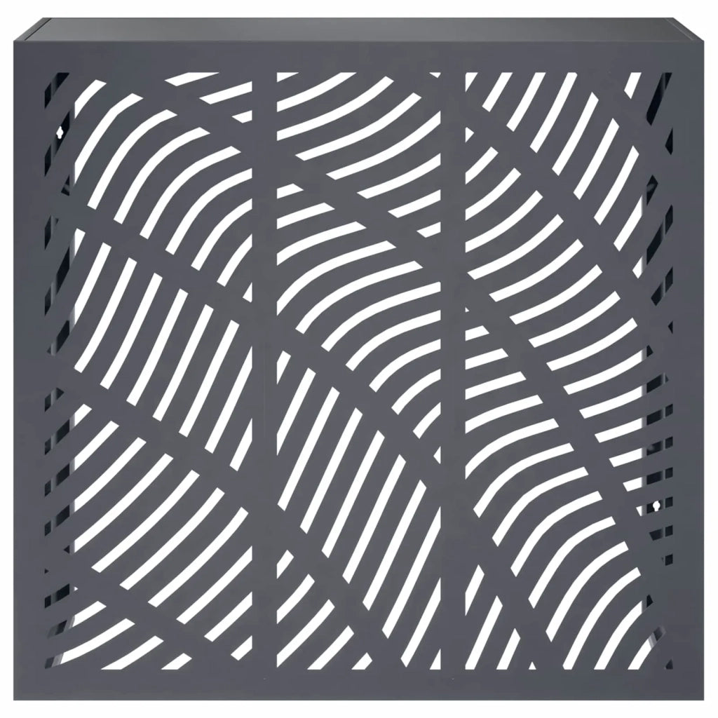 Copertura per condizionatore d'aria Antracite 110 x 50 x 105 cm 8014117