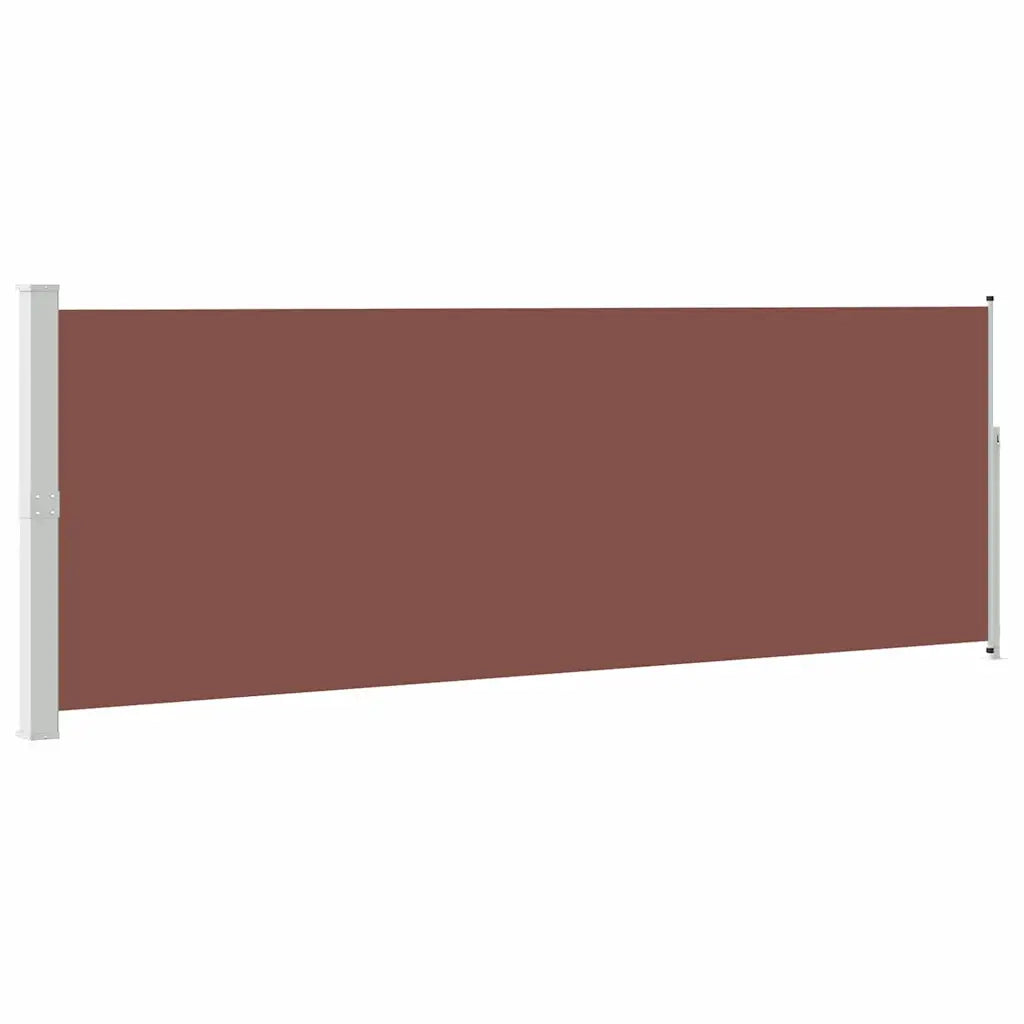 Tenda da Sole Laterale Retrattile 160 x 500 cm Marrone 45465