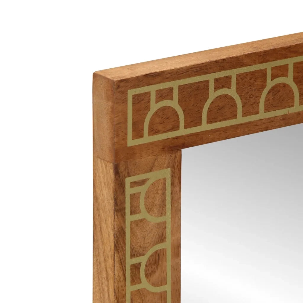 vidaXL Set Mobili da Bagno 2pz in Legno Massello di Mango