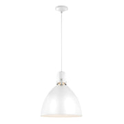 Lampada a sospensione LED Feiss Brynne bianca Ø36 8W