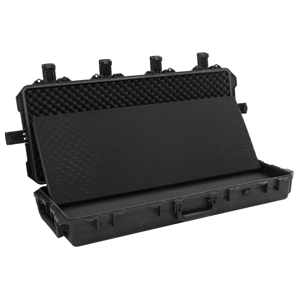 vidaXL Valigetta da Volo Portatile Nera 100,5x42x17 cm in PP