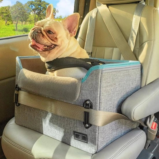 Hondenmand Auto con Cintura - Sedia per Cani Auto - Sedia per Cani con Cintura - Autostoletto per Cani - Sedia per Cani con Cintura - Auto con Sedia per Cani e Cintura