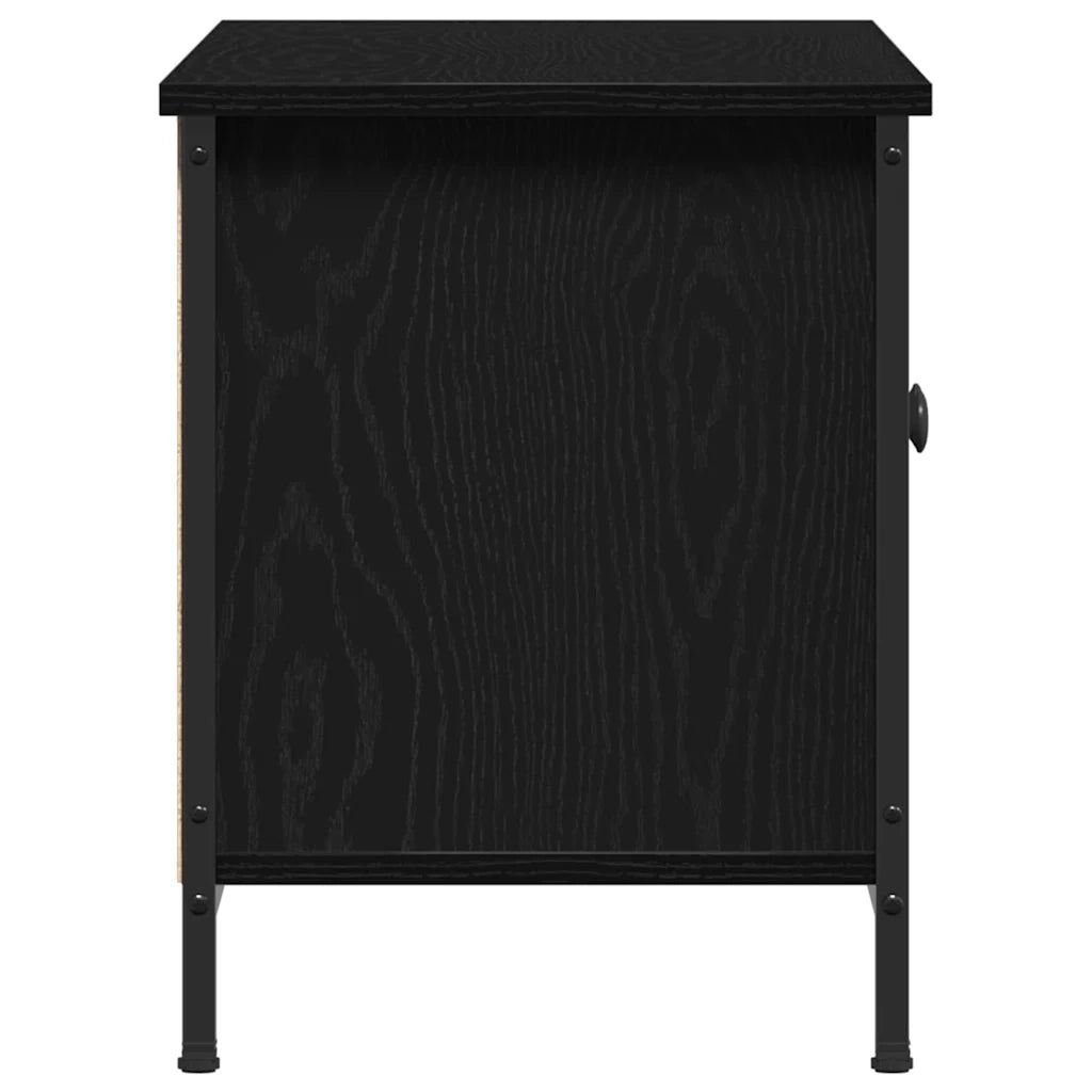 Mobile TV-Credenza per TV-Console TV Rovere Nero 100 x 35 x 45 cm Legno multistrato
