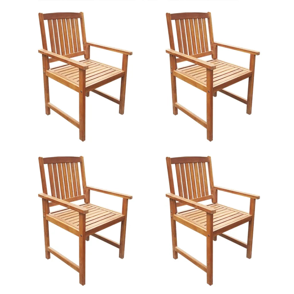 Set da Pranzo da Giardino 5 pz in Legno Massello di Acacia 42622