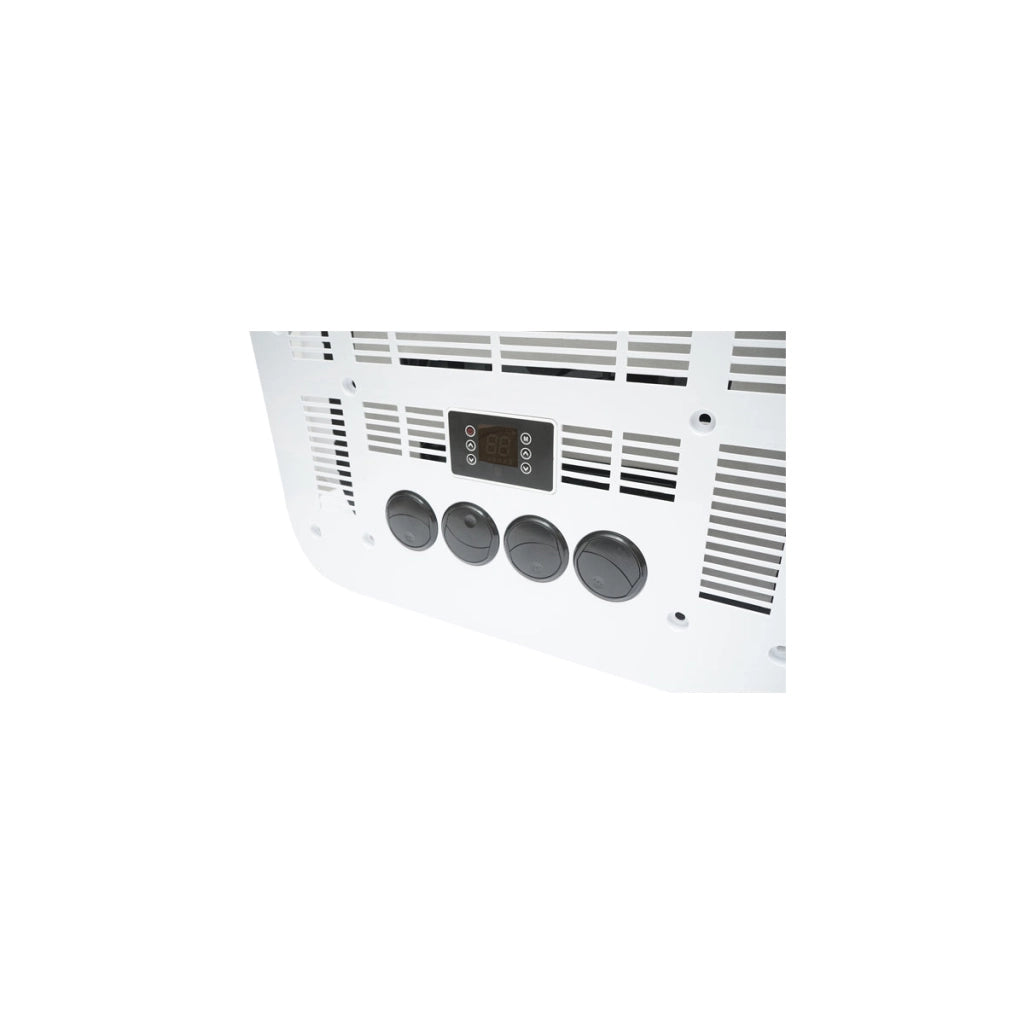 Climatizzatore fisso per macchinari industriali AC universale 24V, 2200W, 7500BTU con telecomando – Condizionatore d'Aria Climatizzatore Adatto Camion Autobus Camper Caravan