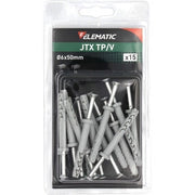 ELEMATIC BLISTER TASSELLO JTX TP/V 6X50 C/VITE 15 PZ- 10,0 confezione