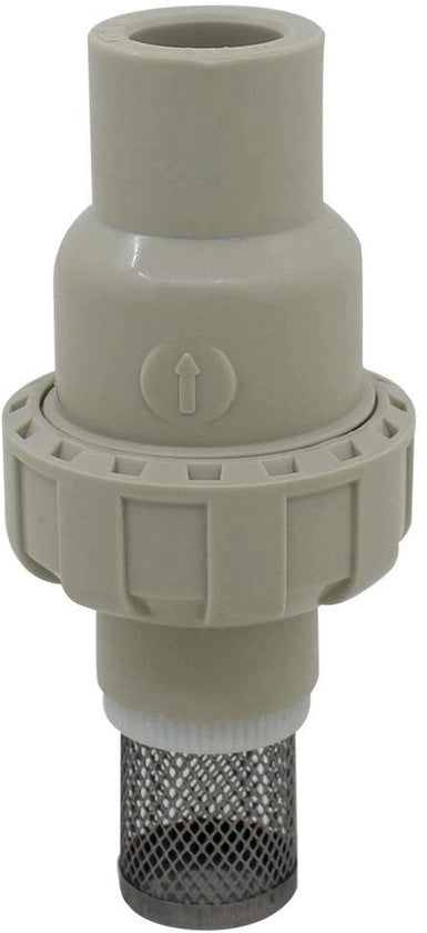 Valvola di scarico con valvola di ritorno - 20/25/32/40/50/63mm - Diametro interno 40mm - Chiusura di scarico