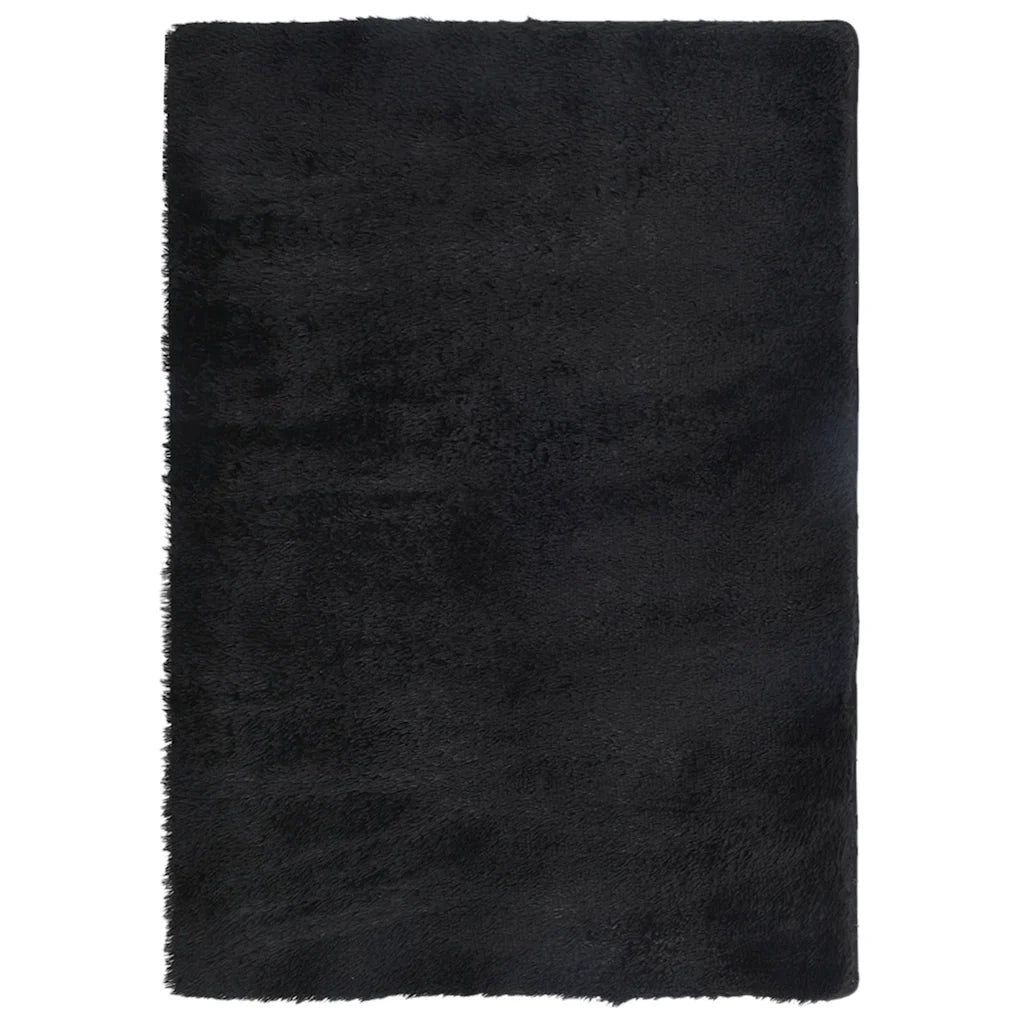 Tappeto del soggiorno | Tappeto Shaggy a Pelo Lungo NAVARRA Nero 120x170 cm poliestere
