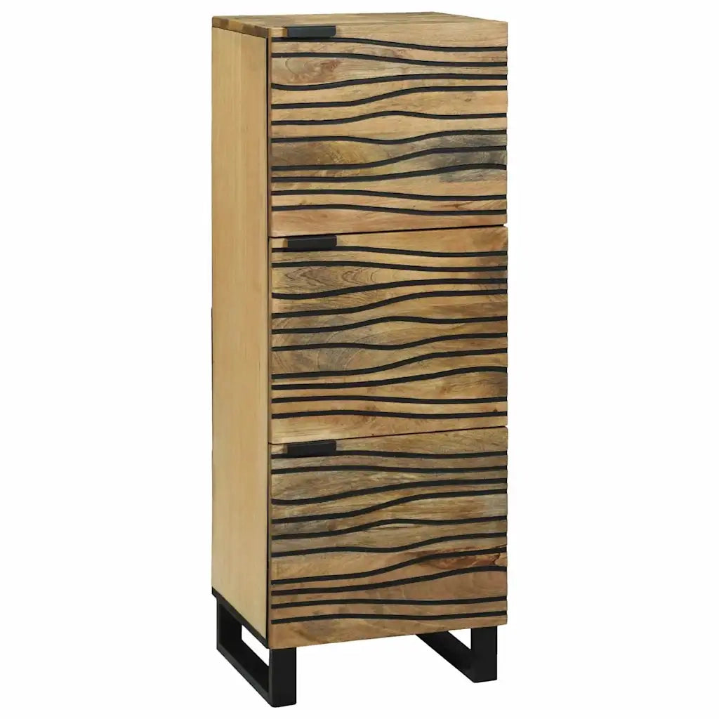 Credenza | Madia | Buffet da pranzo | Armadio da pranzo Marrone 40 x 33 x 110 cm legno massello di mango