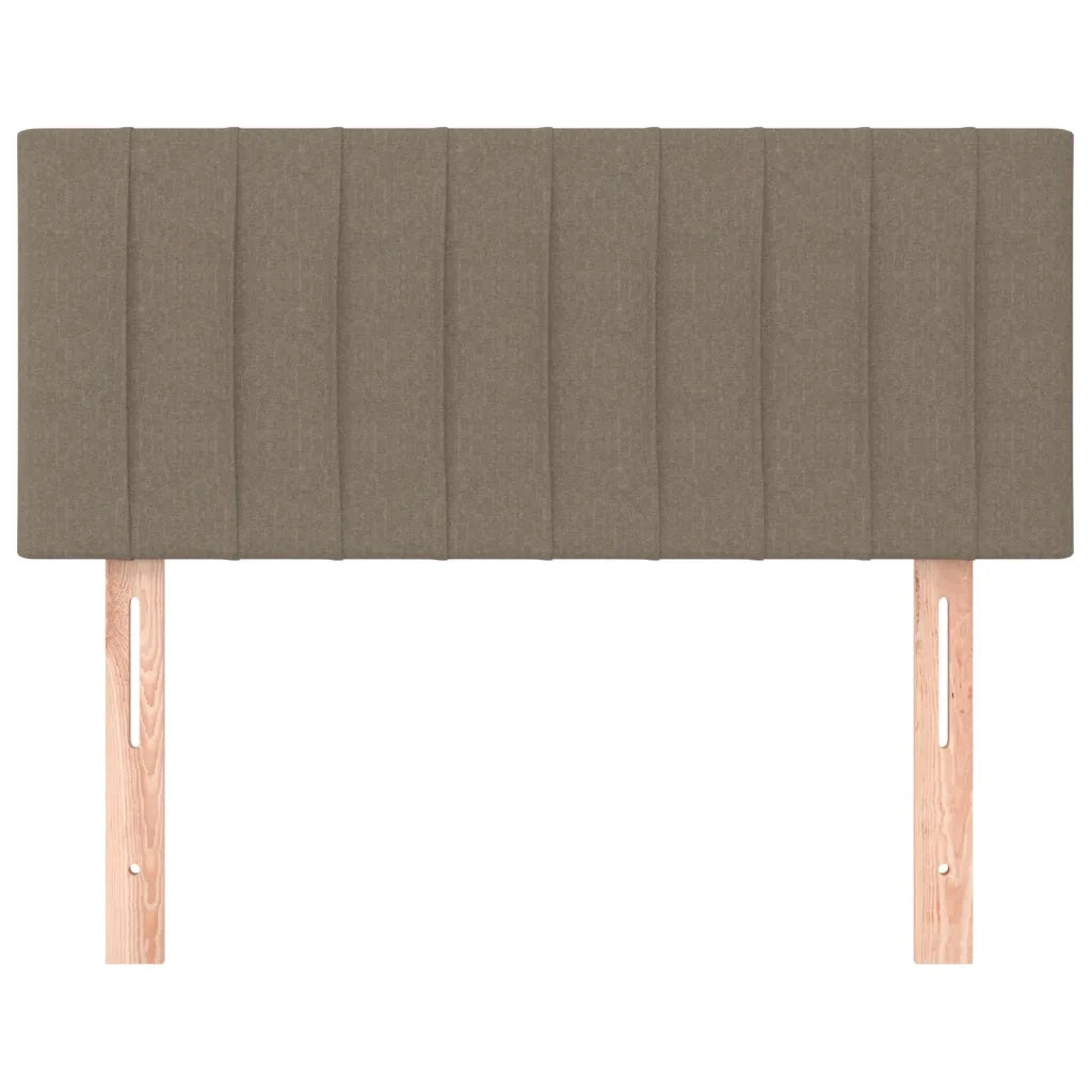 Testiera Tortora 100x5x78/88 cm in Tessuto