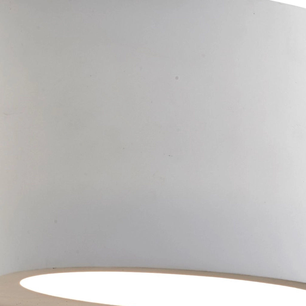 Applique Grande Moderna Malta Gesso Bianco 1 Luce G9