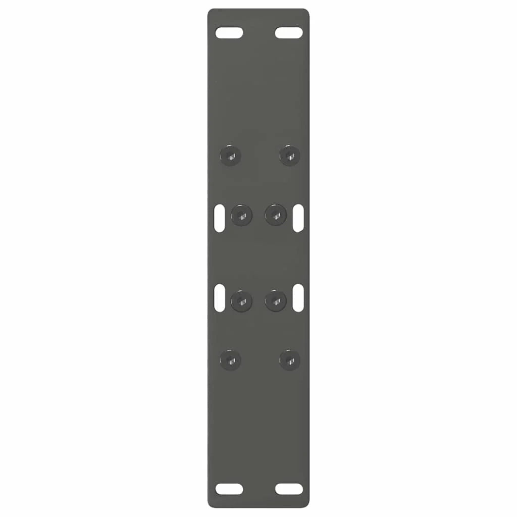 Set di 2 gambe per tavolino da caffè a forma di A 50 x 42 x 43 cm finitura moderna stabile acciaio antracite 02_0057114