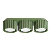 Plafoniera AURA 3 verde oliva Gx53