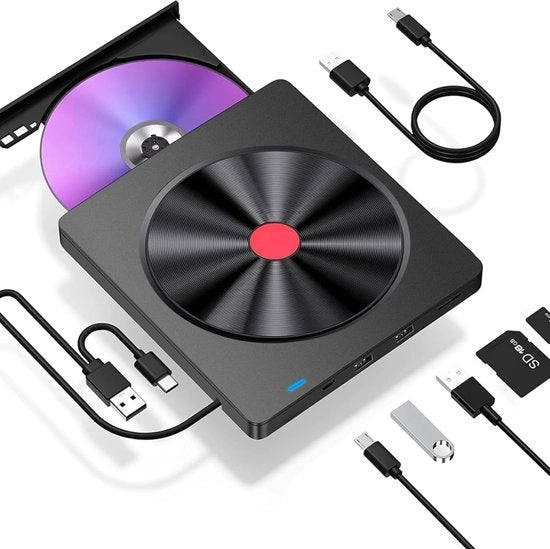 lettore DVD portatile - USB 3.0 - USB C - Plug & Play