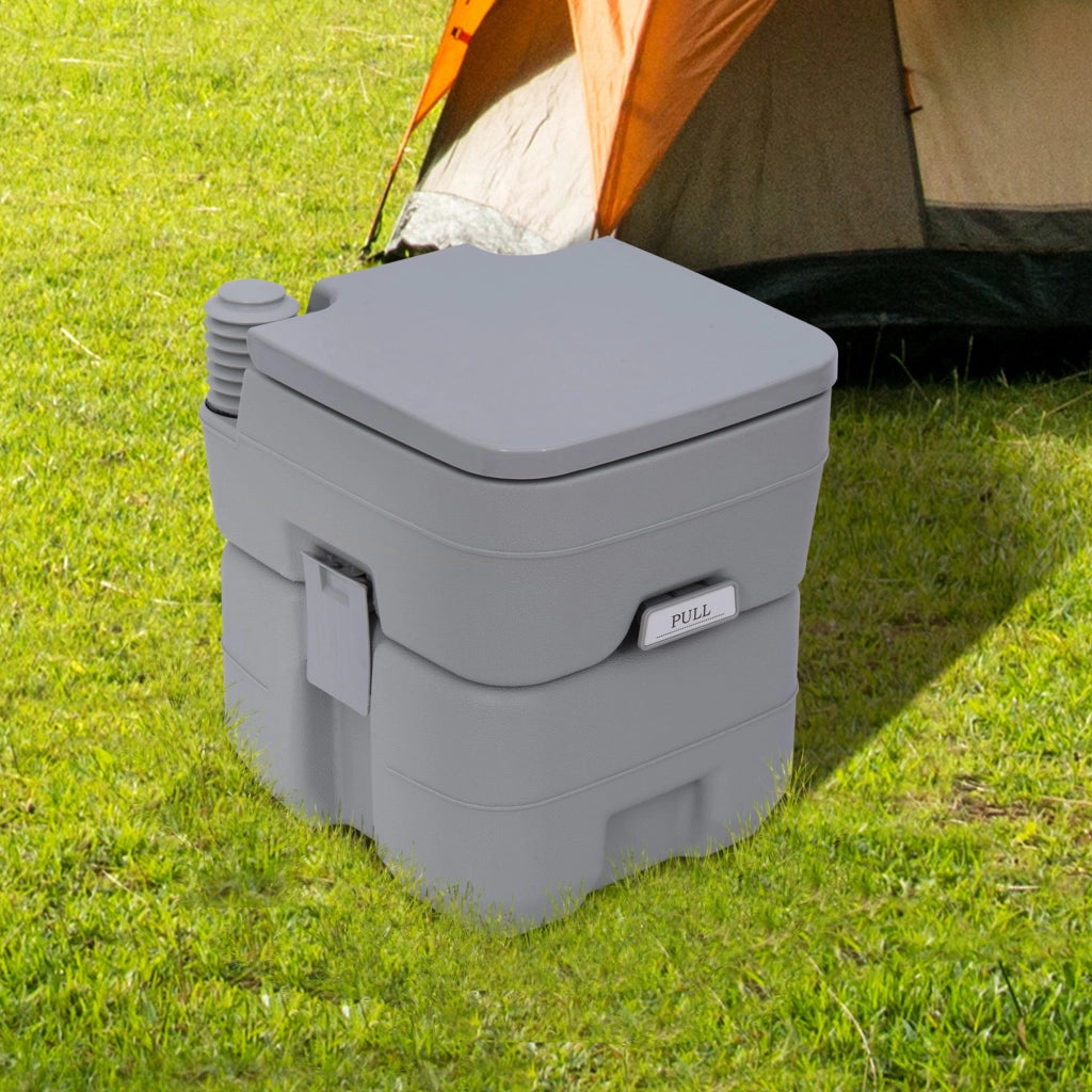 Gabinetto da campeggio 20L ¨C zephmum ¨C grigio 35.5x41x42.5cm