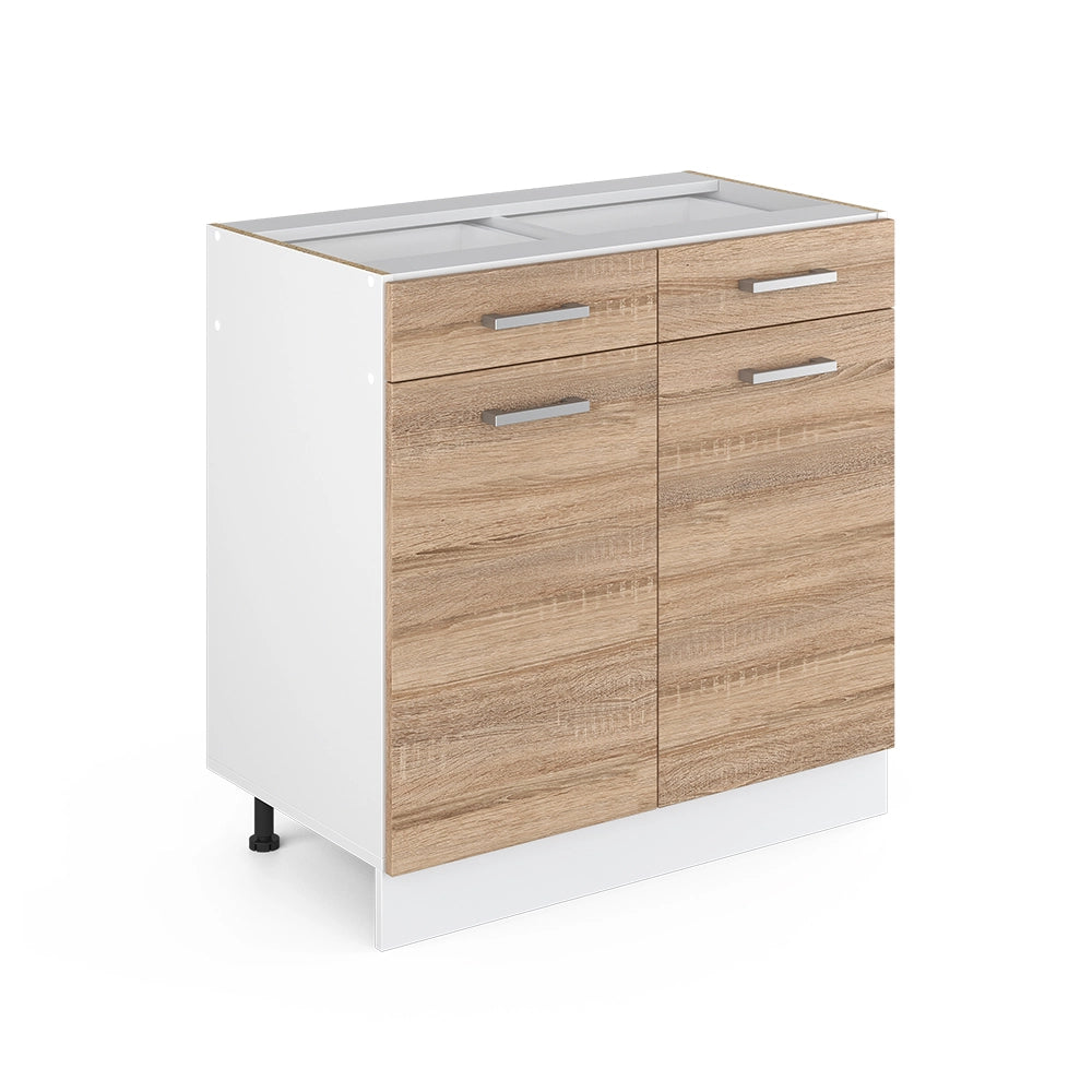 Vicco Frontale cucina Sonoma 79.2 x 70.8 cm frontale del mobile per mobile base con cassetti