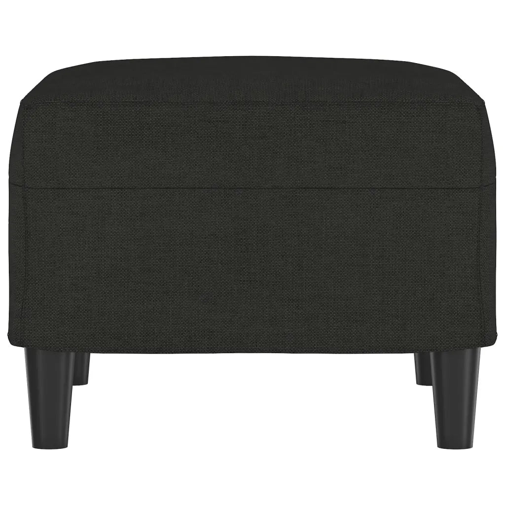 Poggiapiedi Nero 60x50x41 cm in Tessuto cod mxl 77707