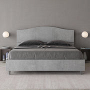 Letto matrimoniale senza rete 160x200 cemento Dores