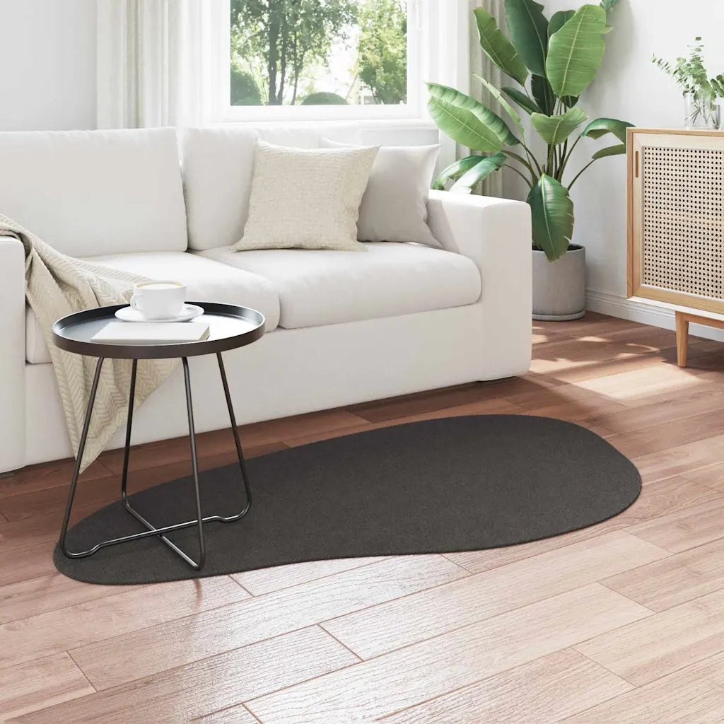 Tappeti per area HUARTE Antracite 80 x 150 cm Poliestere 4103754