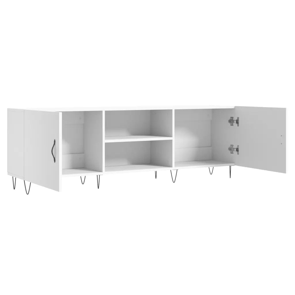 Mobile Porta TV-Mobile per TV-Credenza TV Bianco 150x30x50 cm in Legno Multistrato 690632