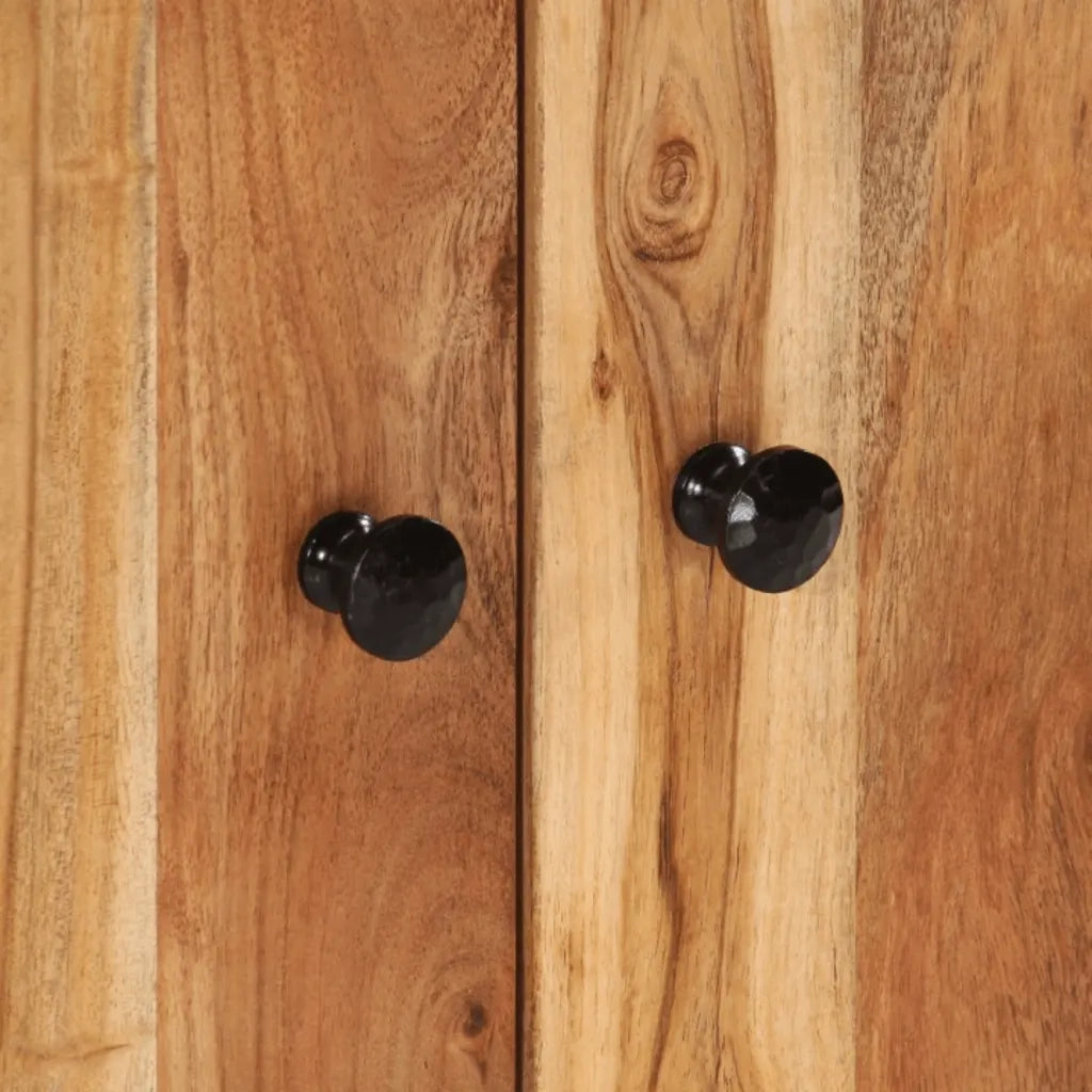 Mobile Lavabo | Armadio Lavabo 62x33x58 cm Legno Massello Acacia e Multistrato