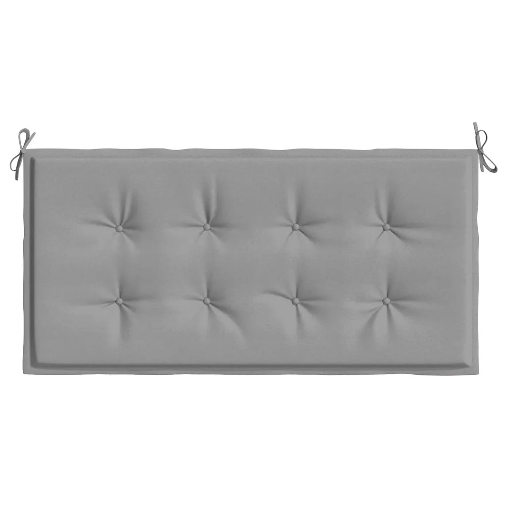 Cuscino per Panca Grigio 100x50x4 cm in Tessuto Oxford 43193