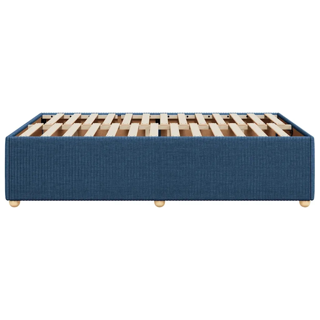 Giroletto senza Materasso Blu 120x190 cm in Tessuto