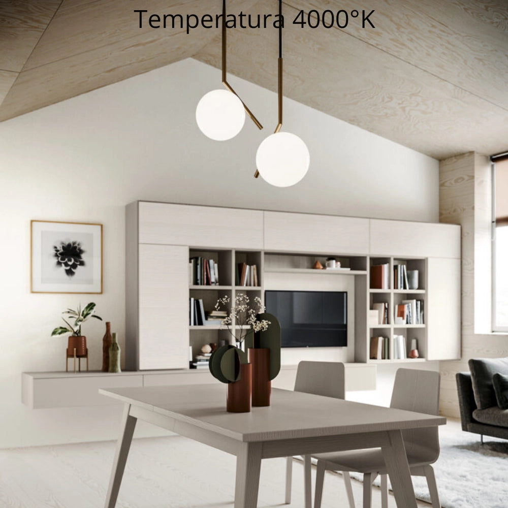 Kit lampadina a candela led optonica ac175-265v e14 c37 a led 8 watt *** temperatura colore lampada 4000k bianco natu...