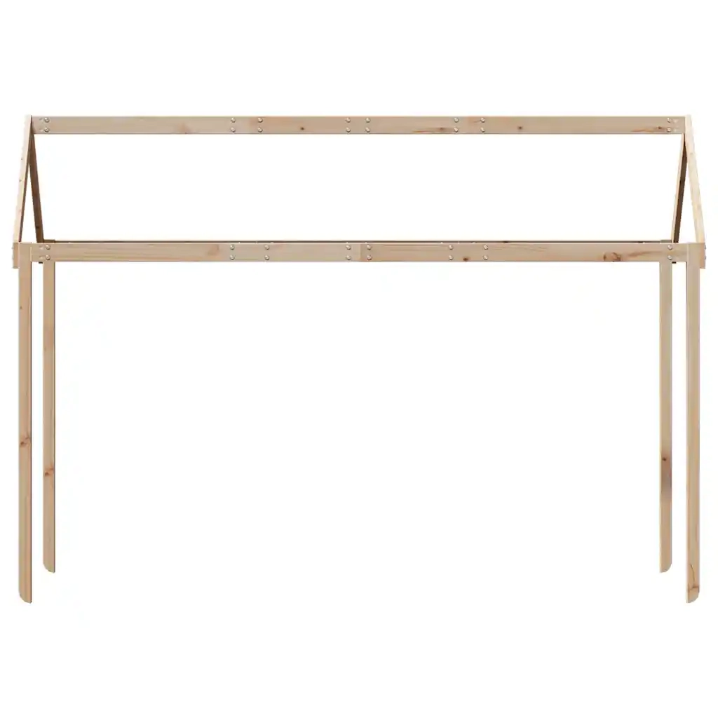 Tetto per Letto Bambini 207x95,5x159 cm Legno Massello di Pino