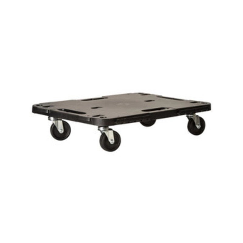 PEDANA C/RUOTE DOLLY PORTATA STATICA 543 KG NERO