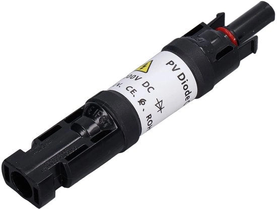 Sistema di Protezione Solare in Linea - 1000V - Impermeabile e Resistente ai Detergenti - 15A - Nera - Adatto per Ambiente Severo