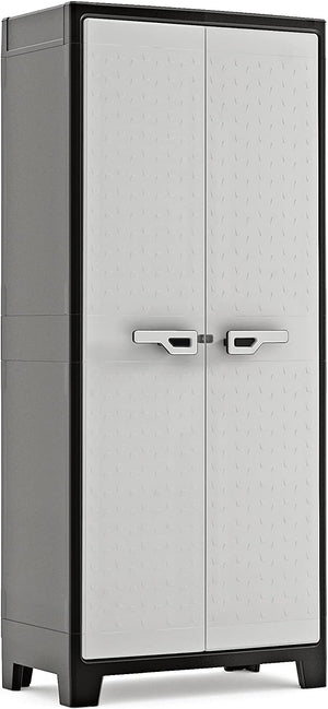 Armadio 4 Ripiani 80x44x182 cm Keter Titan Alto XL Grigio